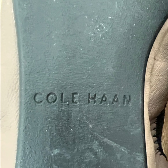 Cole Haan Women's Black and Cream Ballet Flats 7B Slip-On Comfort - Picture 12 of 15